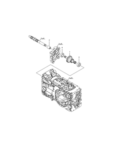 Part Location Diagram of CY-24101-063054 MTD Bearing #6305